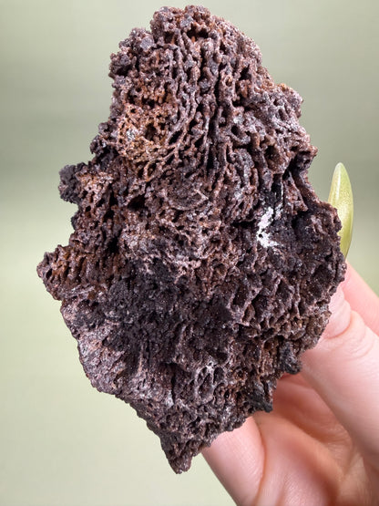 Goethite Included Quartz - Morocco