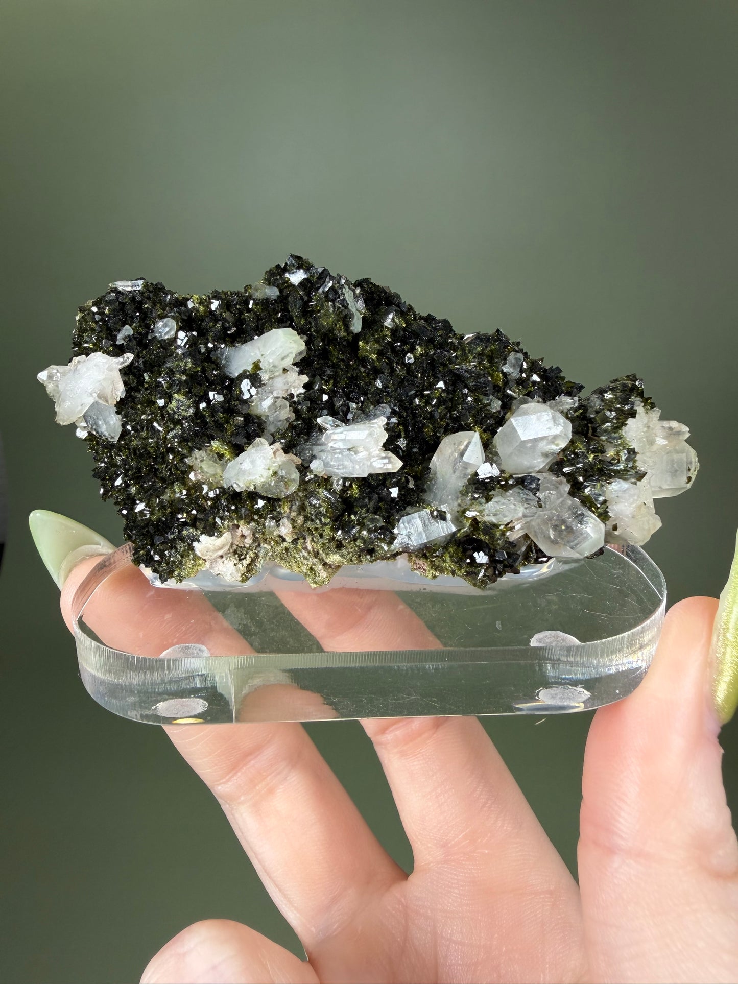 Epidote with Quartz - Turkey