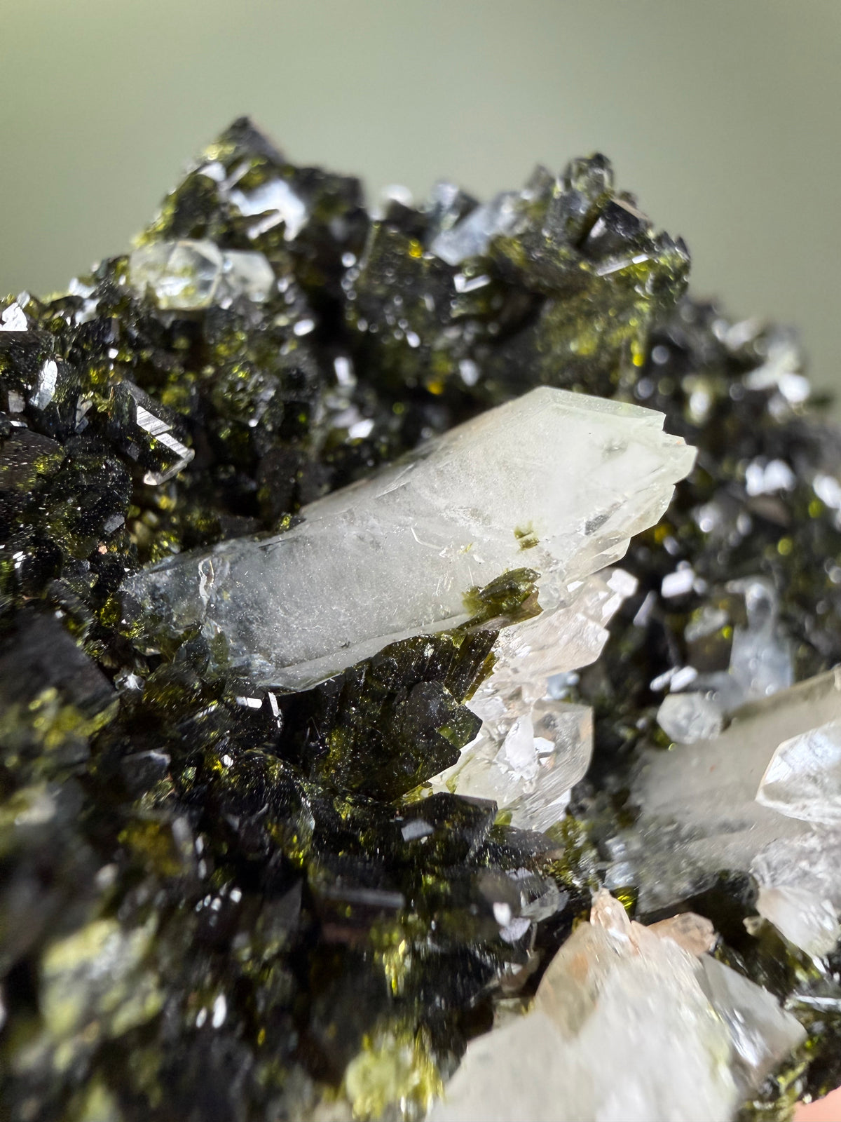 Epidote with Quartz - Turkey