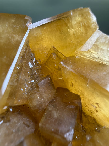 Baryte on Fluorite - China