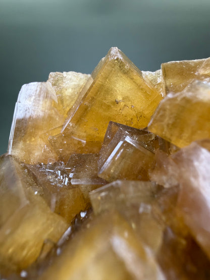 Baryte on Fluorite - China