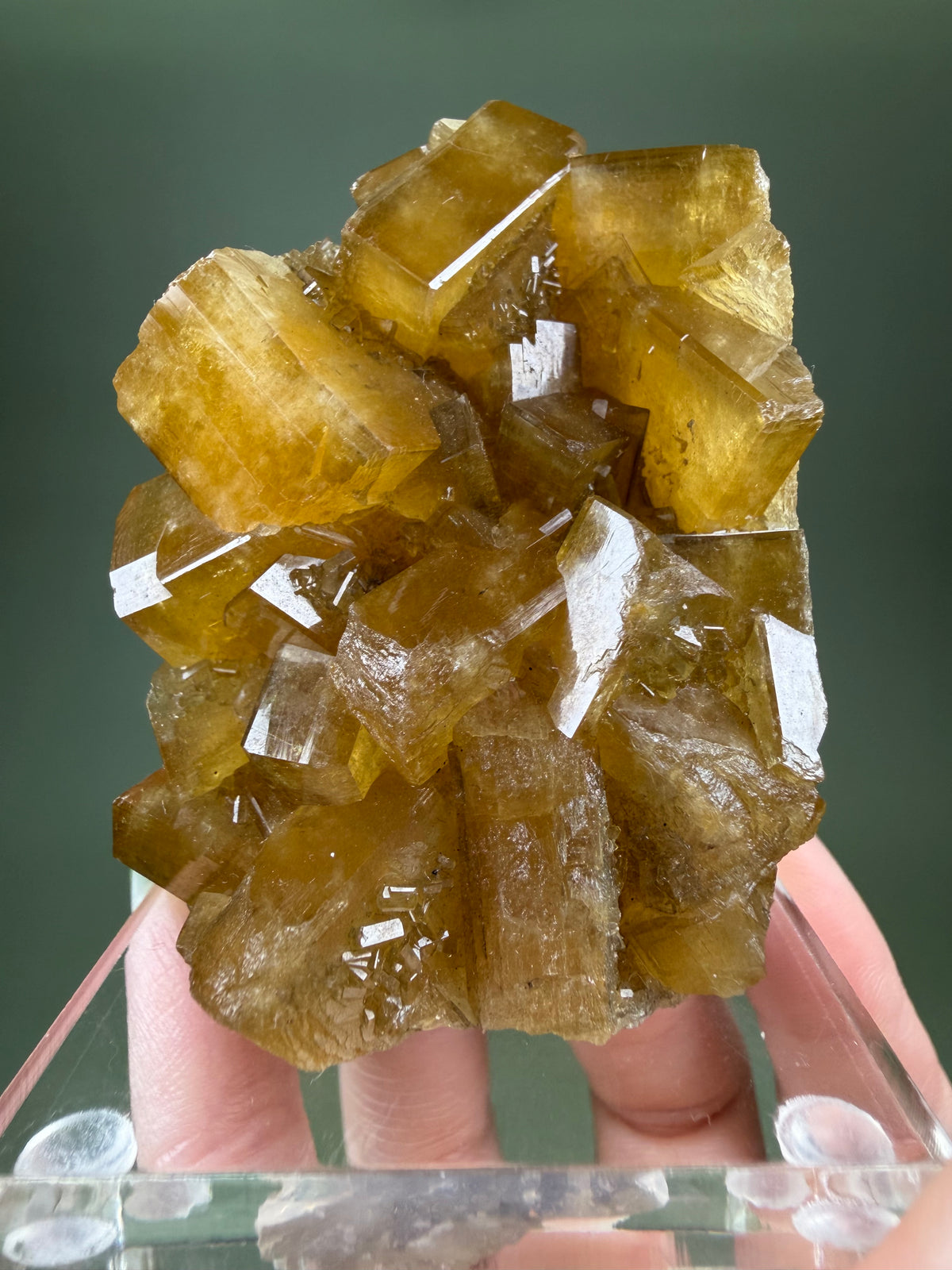 Baryte on Fluorite - China