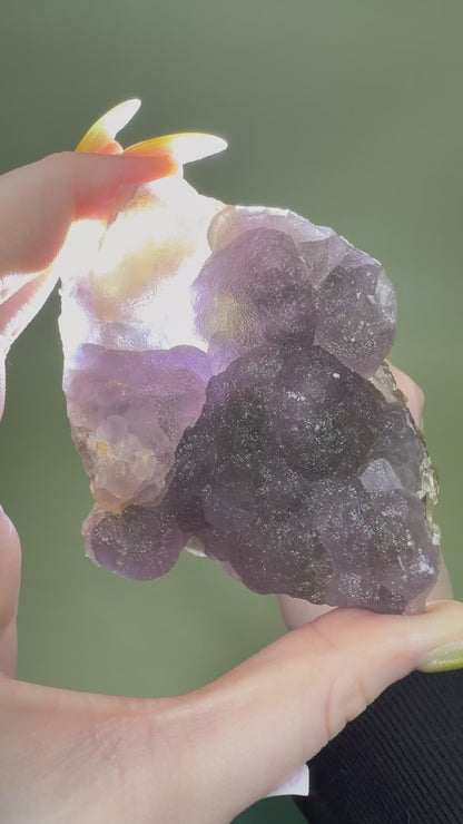 Botryoidal Fluorite - China